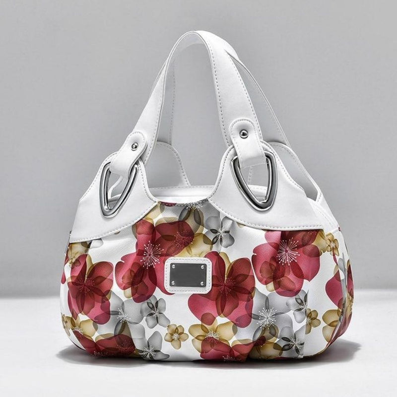 Bolsa de Couro Flower Rose